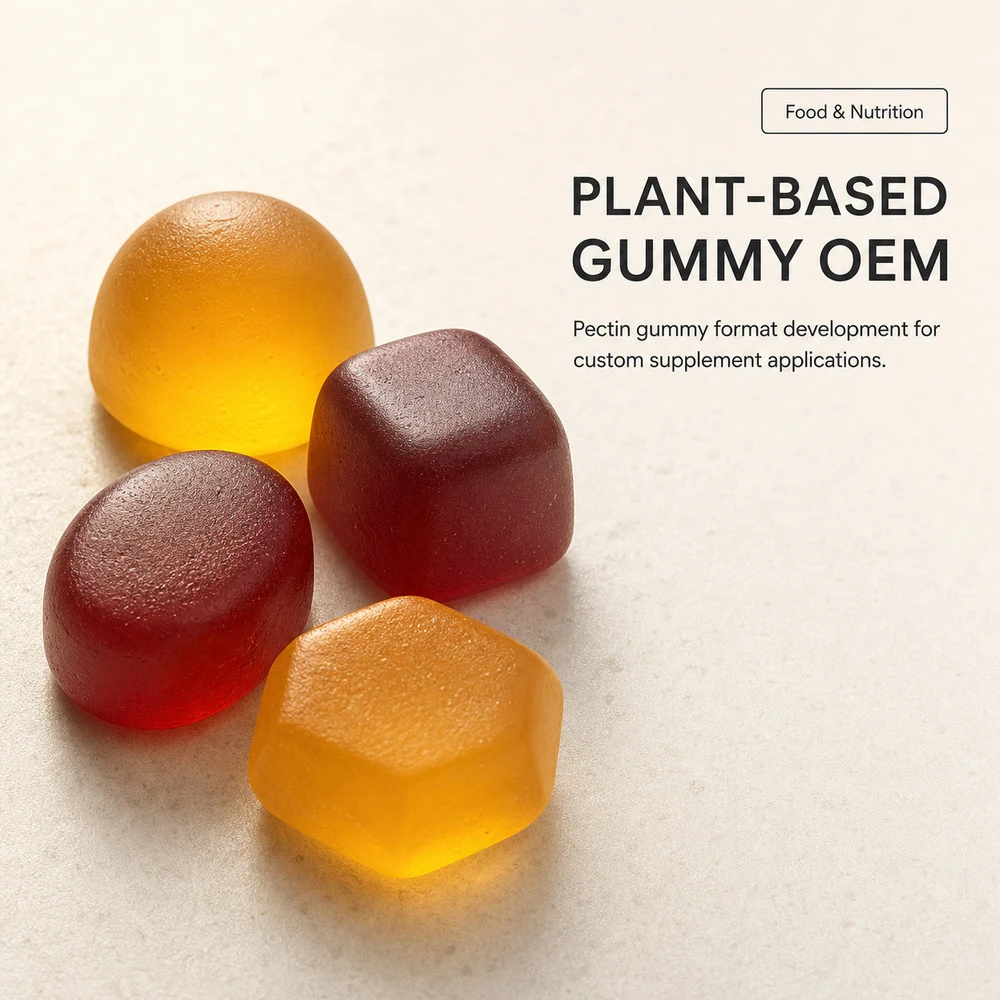 Plant-Based Gummy Custom Manufacturing Service for B2B Project Review