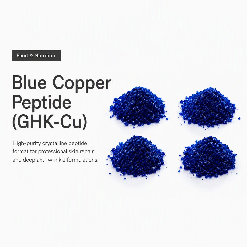 GHK-Cu 99% High-Purity Crystals for Advanced Cosmetic Formulations