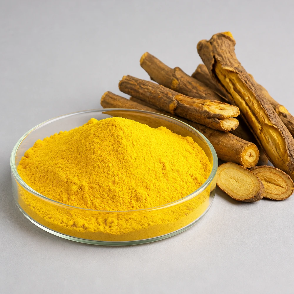 Berberine Hydrochloride 98% Powder for Standardized Botanical Formulations ingredient and specification presentation