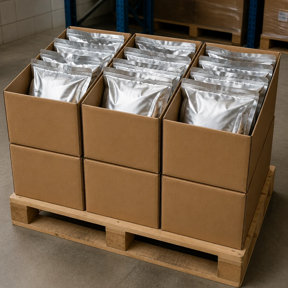 Palmitoyl Tripeptide-1 Powder for Cosmetic Active Formulation Projects packaging and supply presentation