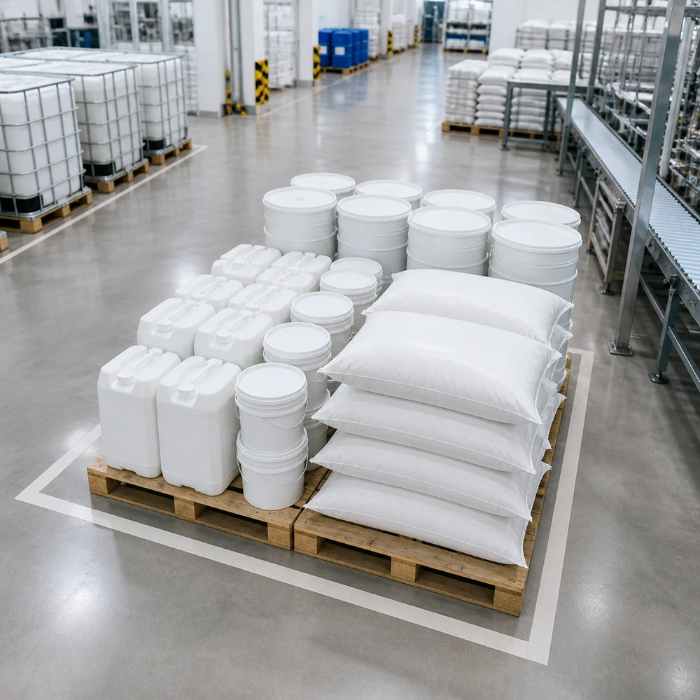 Microencapsulated Oil Powder Custom Premix Using Sandwich Encapsulation Technology packaging and supply presentation