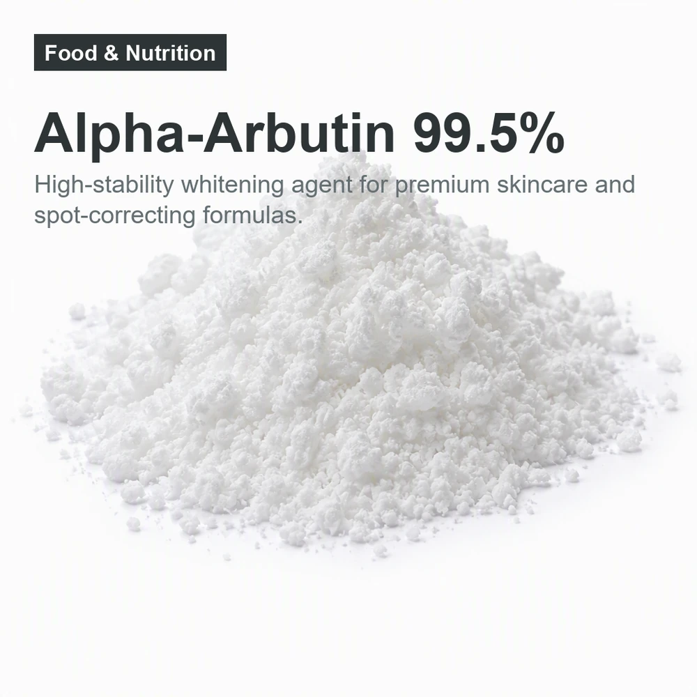 Alpha-Arbutin 99.5% High-Purity Powder for Cosmetic Formulation Projects