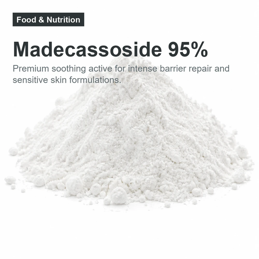 Madecassoside 95% Powder for Skin-Care Active Formulation Projects