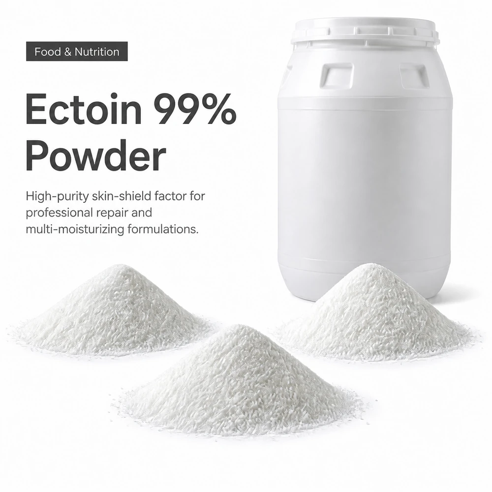 Naturally Fermented Ectoin 99% Powder for Skin-Care Formulation Projects product sourcing presentation