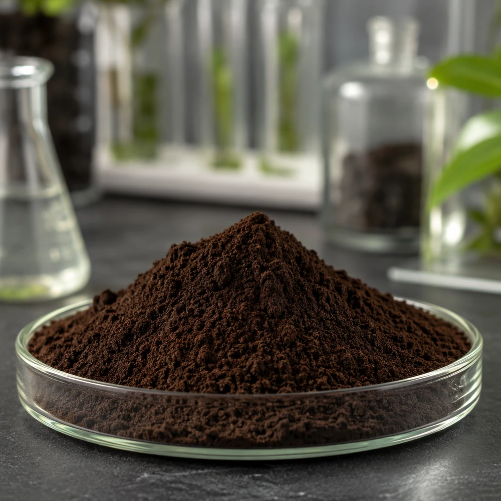 Shilajit Extract Standardized to 50% Fulvic Acid for Botanical Sourcing product format presentation
