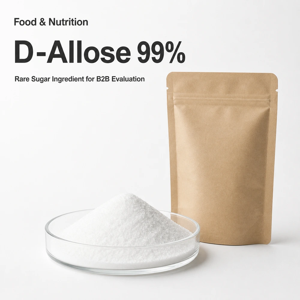 D-Allose 99% Rare Sugar Powder for Food Ingredient Evaluation product sourcing presentation