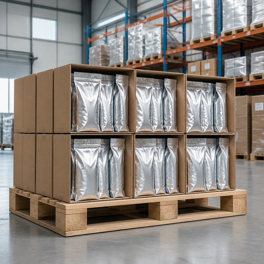 Sunflower-Derived Phosphatidylserine 50% Powder for Nutrition Formulations packaging and supply presentation