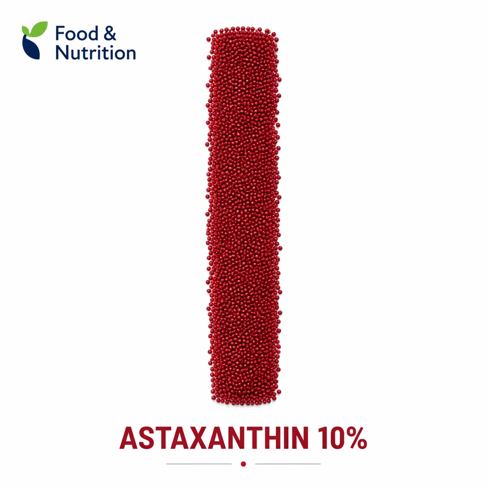 Astaxanthin 10% Lipid-Encapsulated Beadlet Powder for Nutrition Formulation