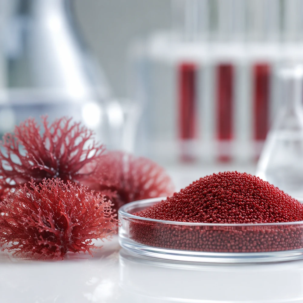 Astaxanthin 10% Lipid-Encapsulated Beadlet Powder for Nutrition Formulation ingredient and specification presentation