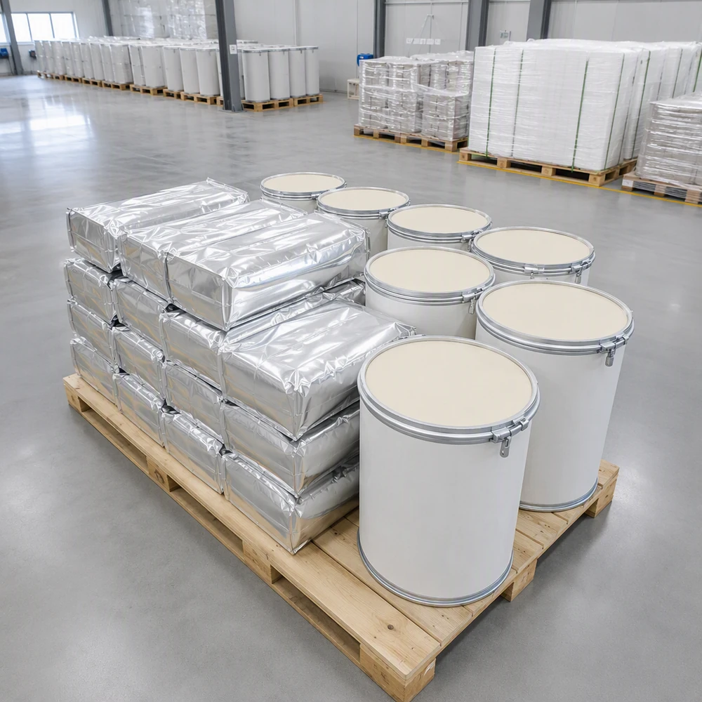 L-Theanine 99% High-Purity Powder for Nutrition Formulation packaging and supply presentation