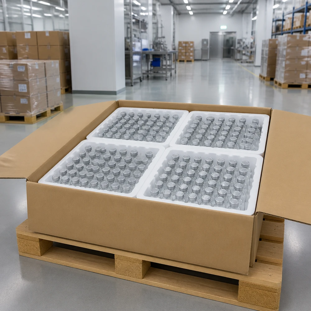 Acetyl Hexapeptide-8 Lyophilized Powder for Cosmetic Peptide Sourcing packaging and supply presentation