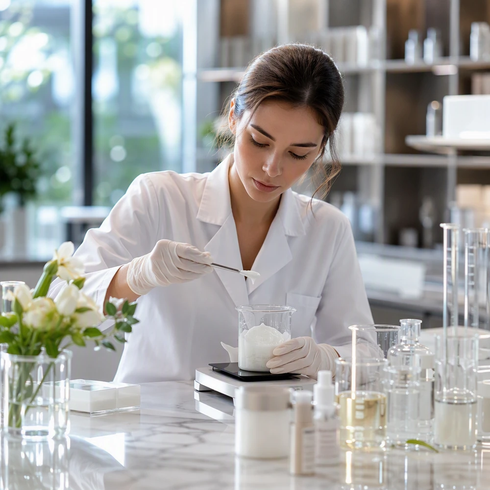 Silk Fibroin Peptide Powder for Cosmetic Film-Forming Formulations application and project presentation