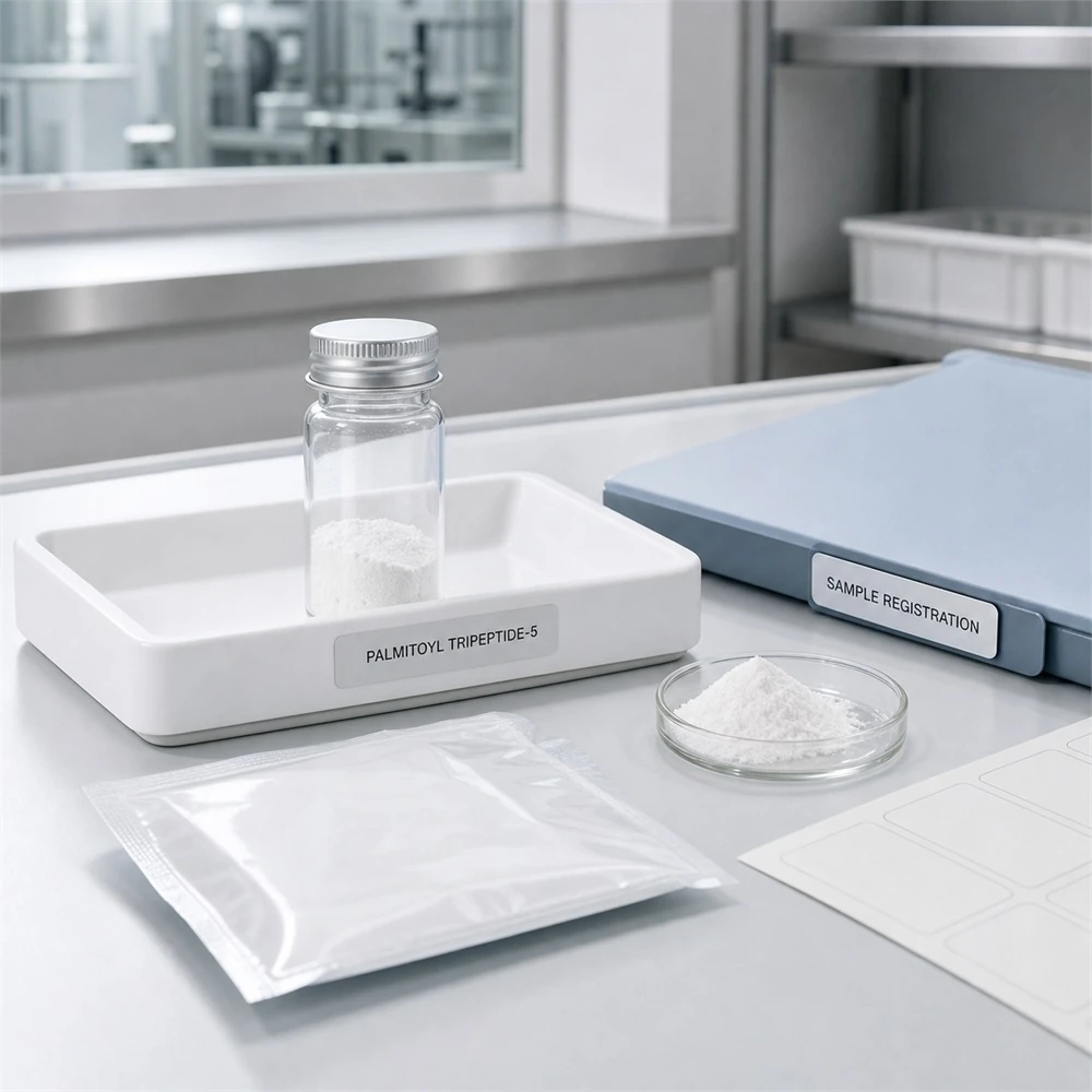 Palmitoyl Tripeptide-5 Syn-Coll Peptide for Professional Cosmetic Formulation ingredient and specification presentation