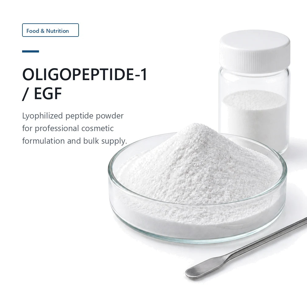 Oligopeptide-1 / EGF lyophilized peptide powder sourcing presentation