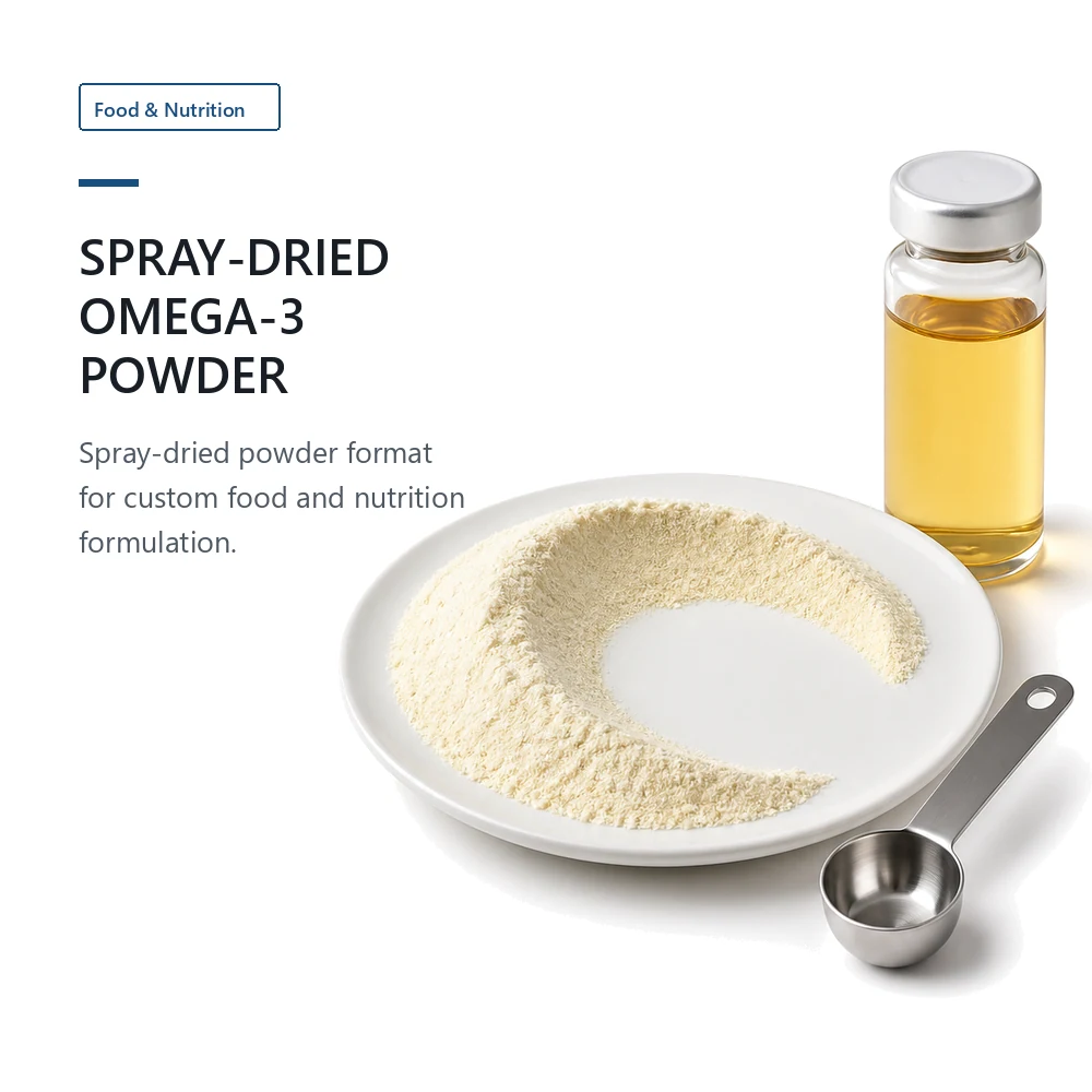 Custom Spray-Dried Omega-3 Powder 30% for B2B Project Review