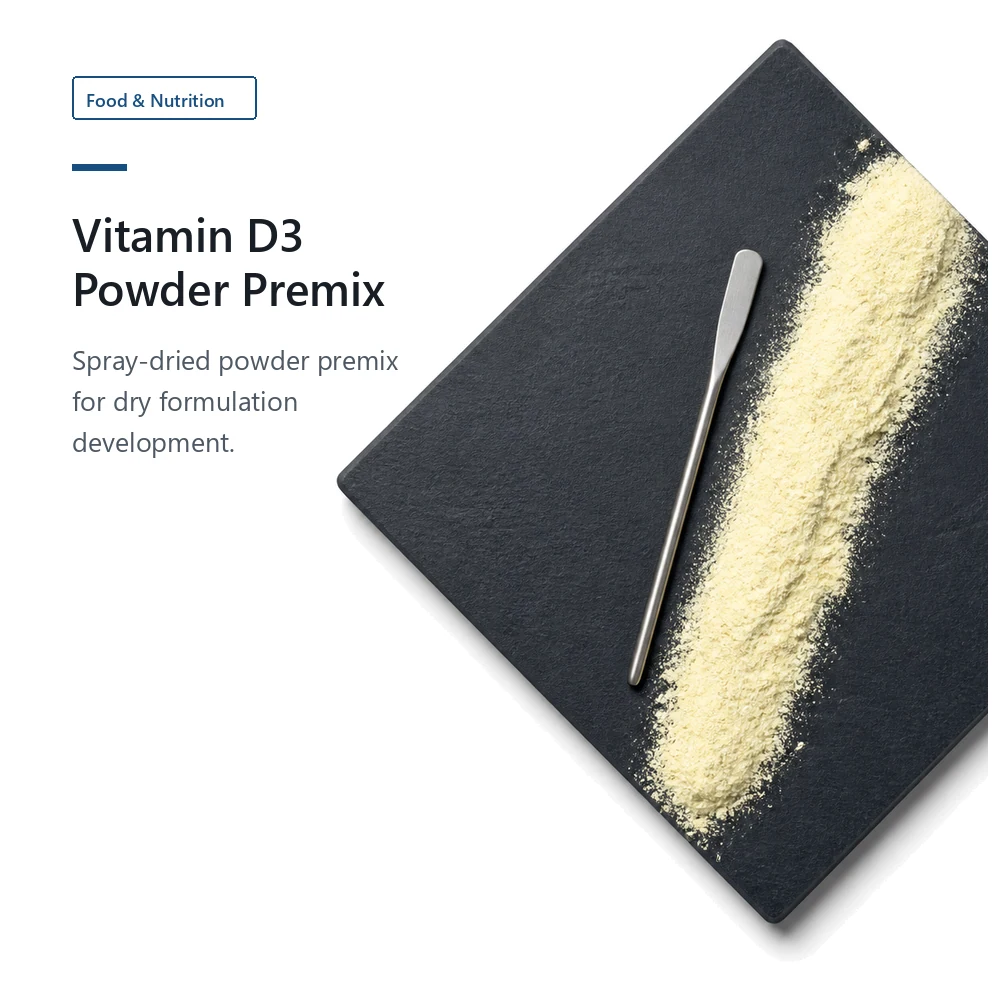Vitamin D3 Spray-Dried Powder Premix for B2B Project Review